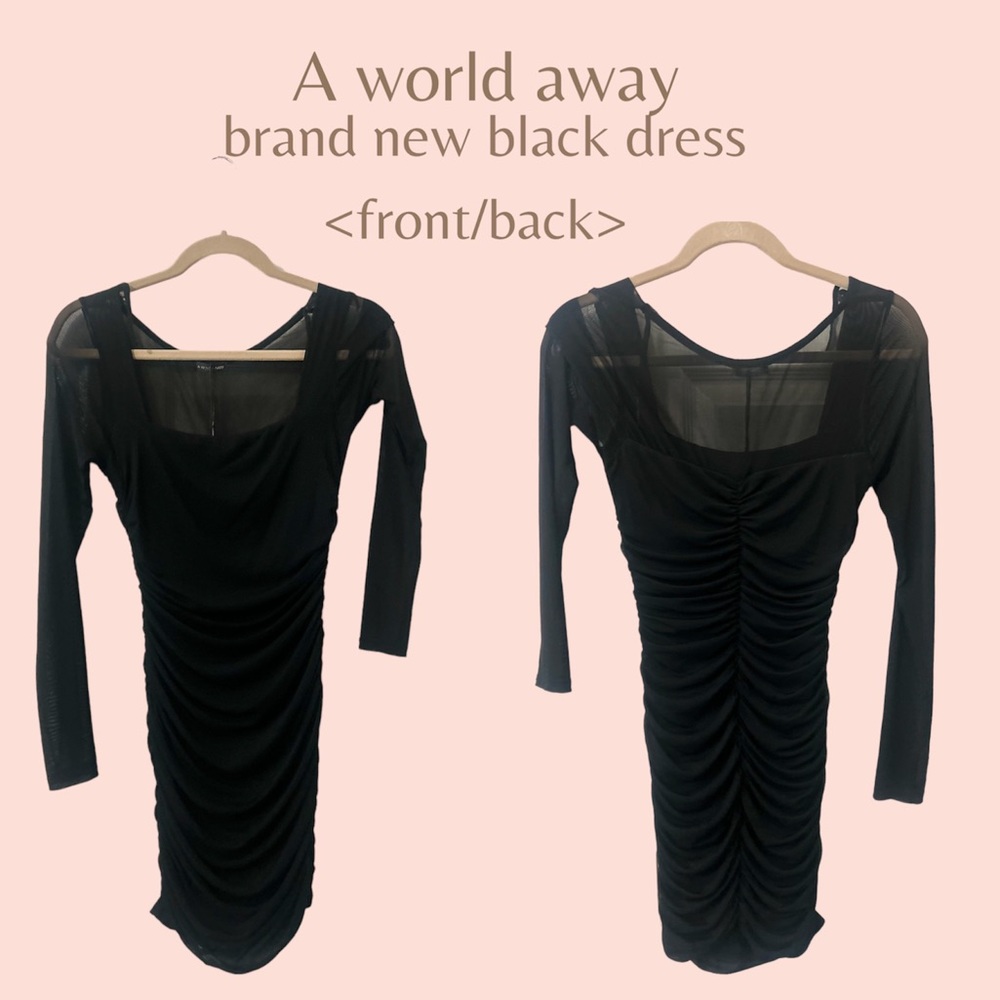 a black boutique dress